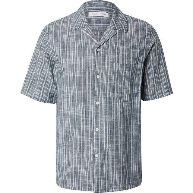 Samsøe Saoscar AP Shirt 14246 Herr Kortärmade Skjortor Stl. M - Från Magasin - Orion Blue St. (M)