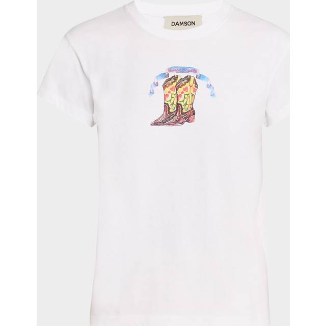 Shrunken Cowboy Tee - WHITE - 10 UK (6 US)