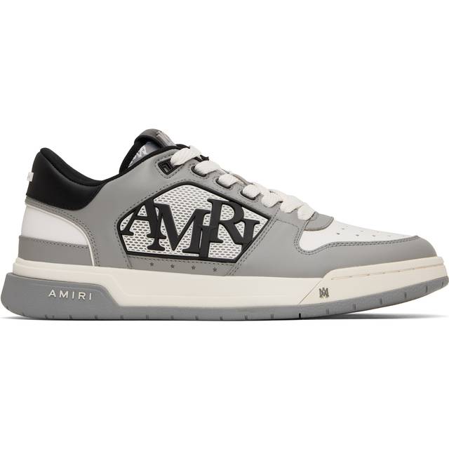 AMIRI White & Gray Classic Low Sneakers - Asphalt - IT 40