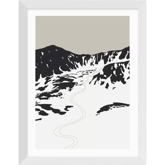 EAST END PRINTS Coit Collective Ski Landscape Framed Print