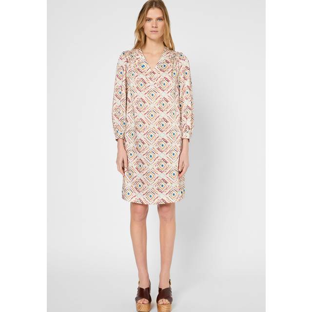 Gerard Darel Prune Geometric Dress, Ecru