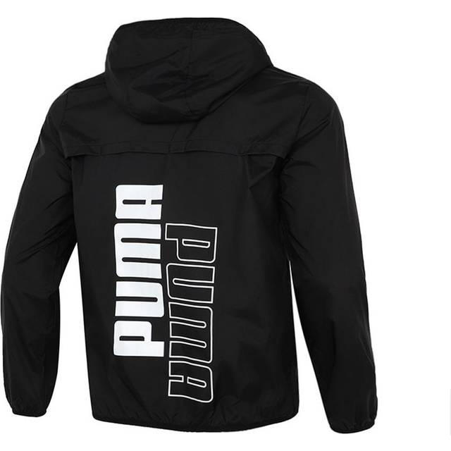 PUMA Sports Casual Windproof Running Woven Jacket Men Jackets Black 846315-01 M