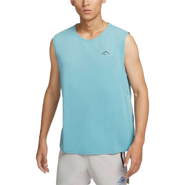 Nike Trail Solar Chase Dri-FIT Running Tank Asia Sizing 'Denim Teal' - teal - XL