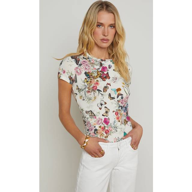 Ressi Short-Sleeve Charonda Tee - V WH M CHARONDA BTRFLY - X-Large