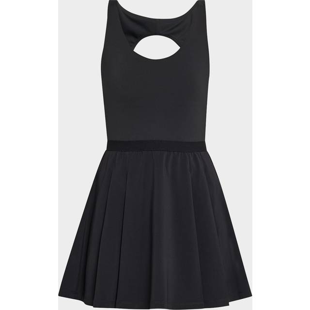 Score Pleated Active Dress - BLACK - Medium