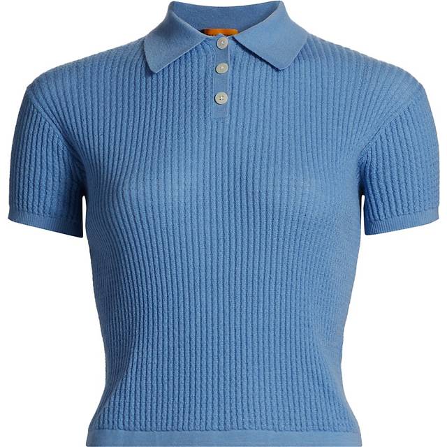 Guest in Residence Blue Shrunken Polo - FRBL French Blue - XL
