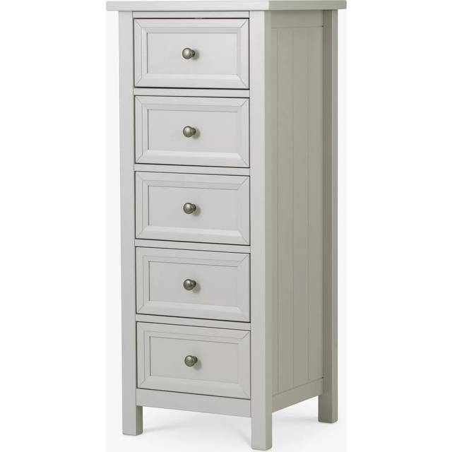 Julian Bowen Maine 5 Drawer Tallboy Chest