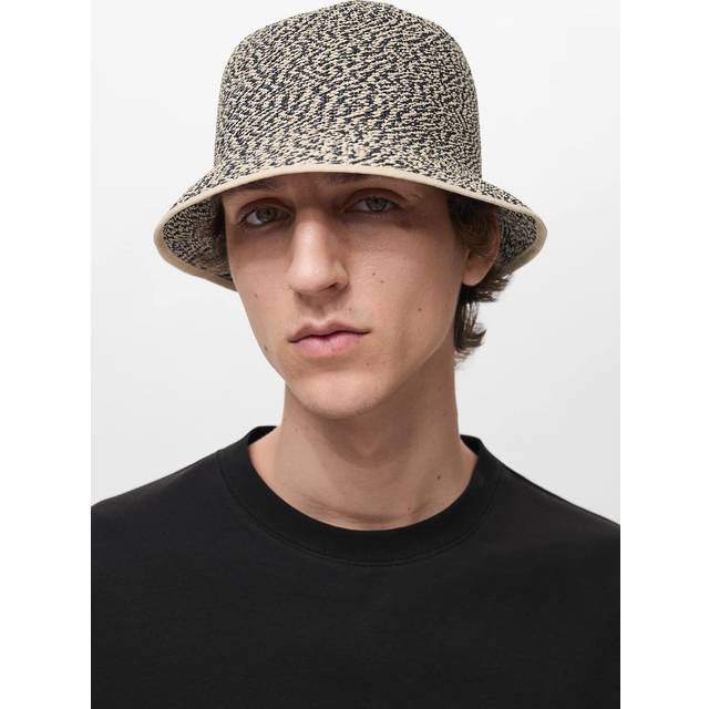 Straw bucket hat beige - Man - One size - MANGO MAN - Beige - U