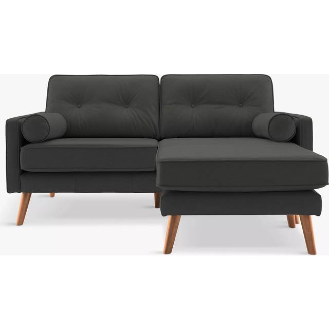 G Plan Vintage The Sixty Five RHF Medium 2 Seater Chaise End Leather Sofa