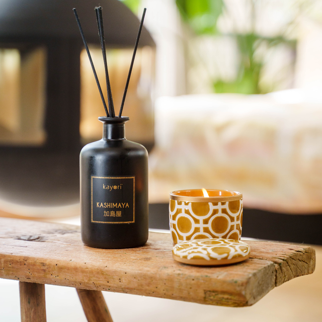 Kayori - Doftpinnar - 500ml - Yuzu - Svart - Doftljus & tvålar - Från Homeroom