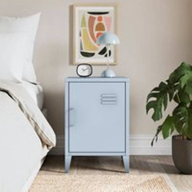 Helga Metal Bedside Table - Air