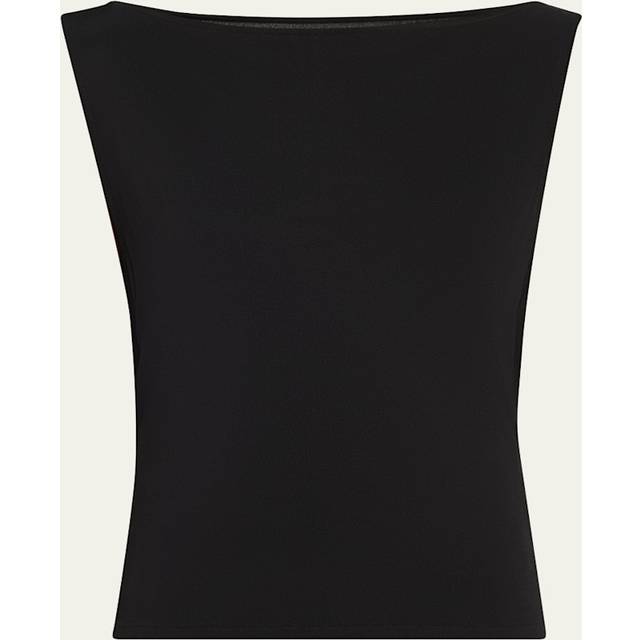The Drape Tank Top - BLACK - X-Small