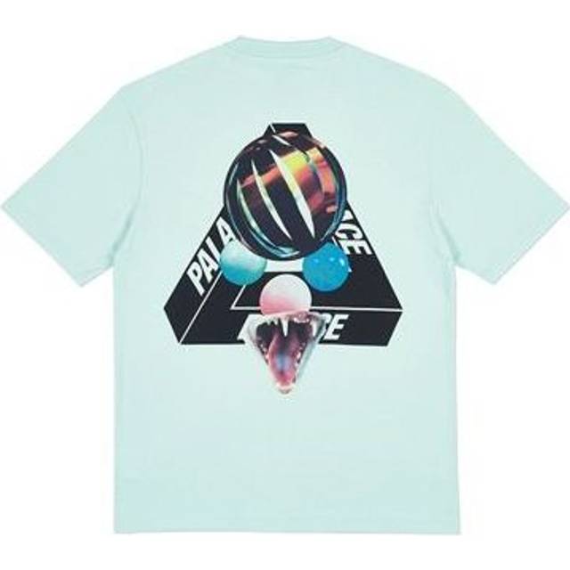 PALACE Sans Ferg T-Shirt Duck Egg Blue Glasses Back Logo Short Sleeve Unisex - BLUE - M