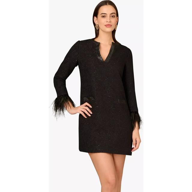 Aidan Mattox Boucle Jacquard Cocktail Dress