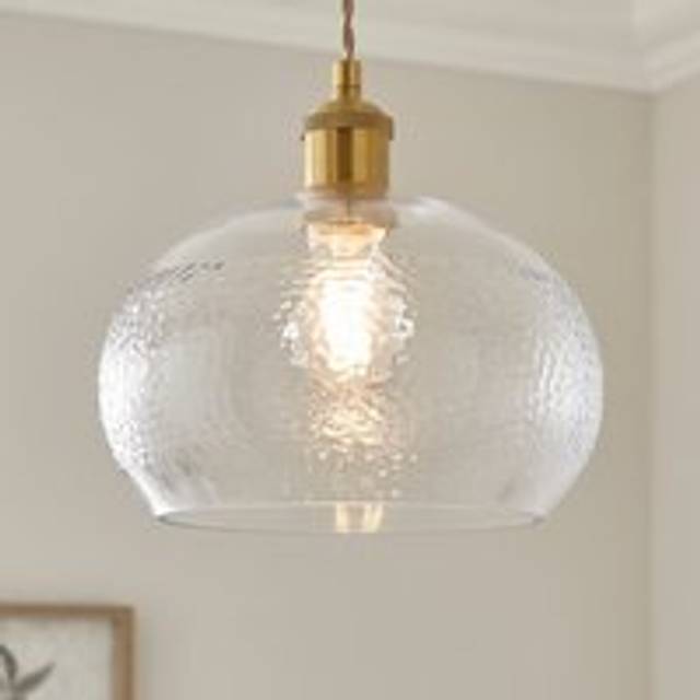 Hemsby Mid Century Easy Fit Pendant Shade - Clear