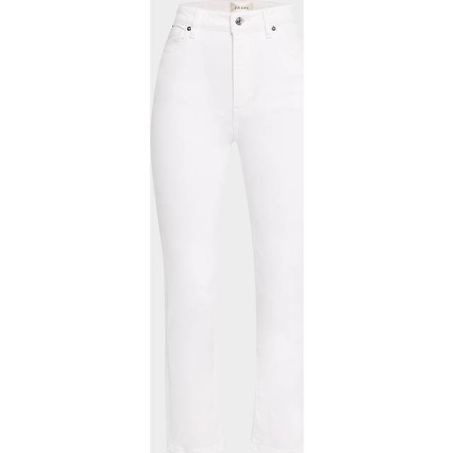 The Pencil Crop Jeans - WHITE - 26