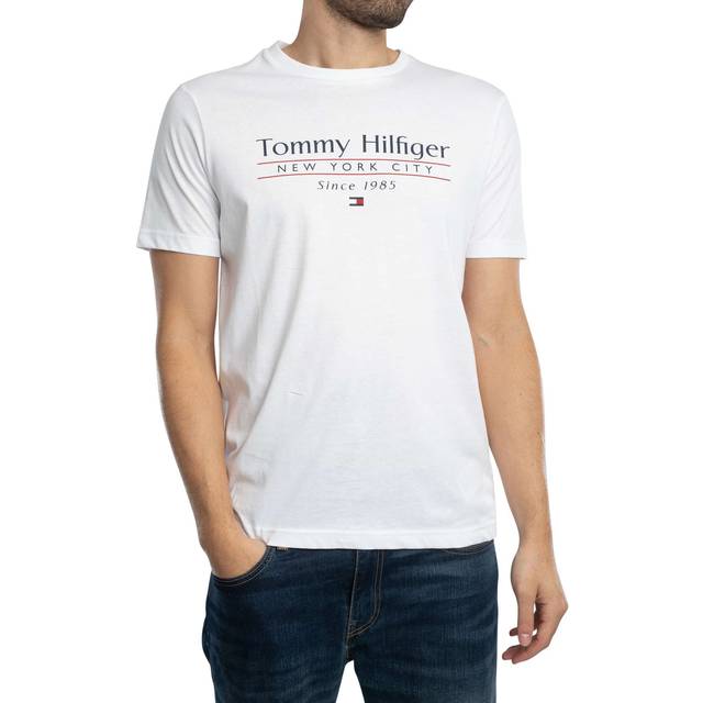 Tommy Hilfiger Center Stack T Shirt White