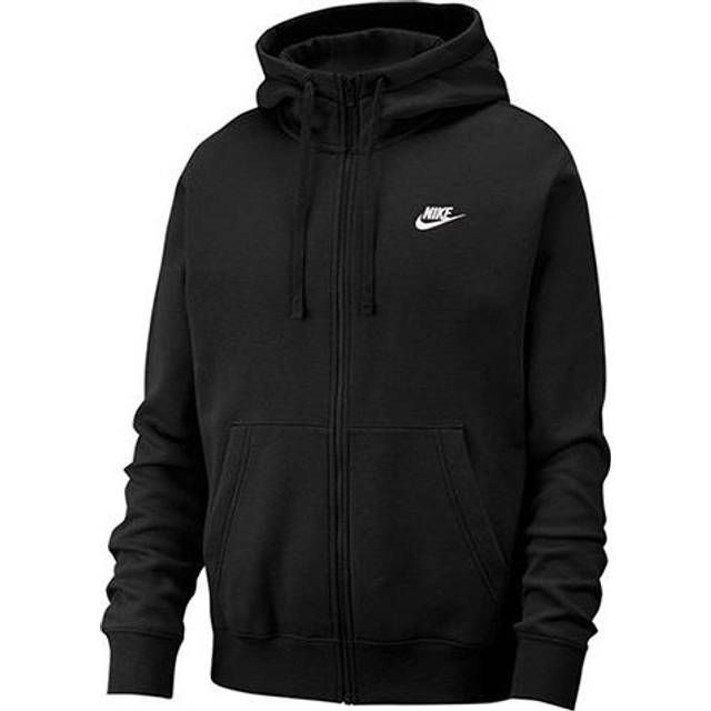 Nike Casual Sports Solid Color Zipper hoodie Jacket Black BV2645-010 - L