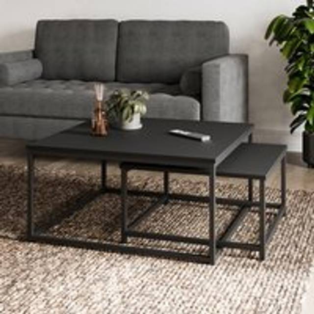Fulton Nesting Coffee Tables - Fulton Black Oak