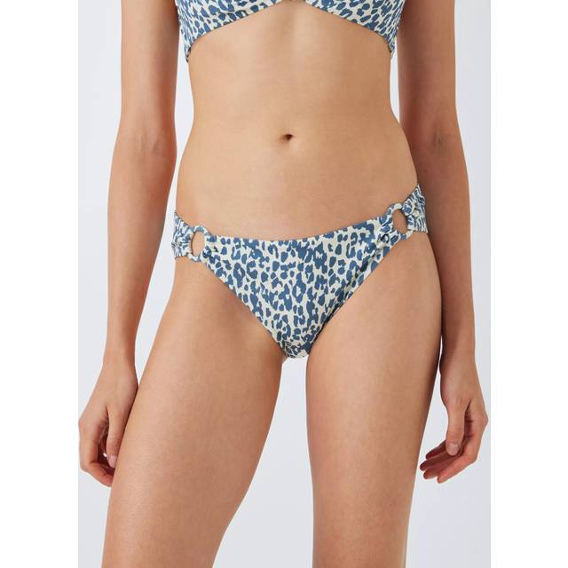 John Lewis Sabi Leo Ring Bikini Bottoms, White/Blue