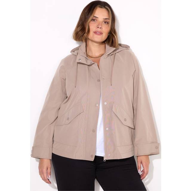 Live Unlimited Curve Short Raincoat, Natural
