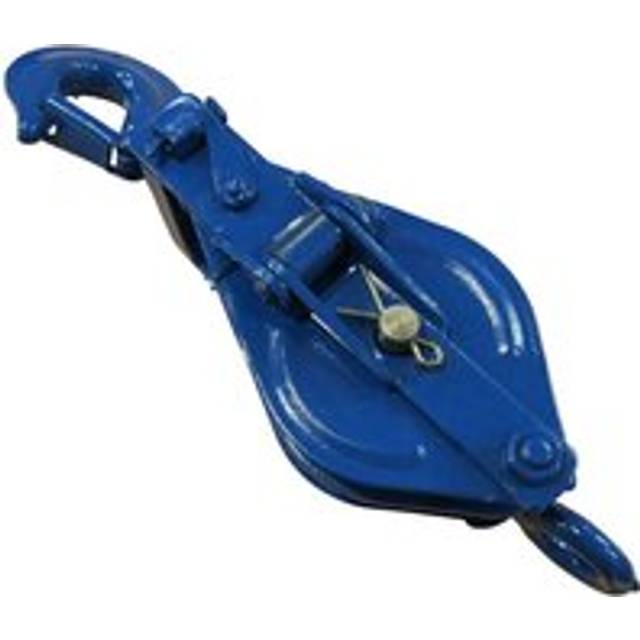Double Sheave Snatch Block Swivel Hook 2 Ton 150MM (16MM Wire Rope)