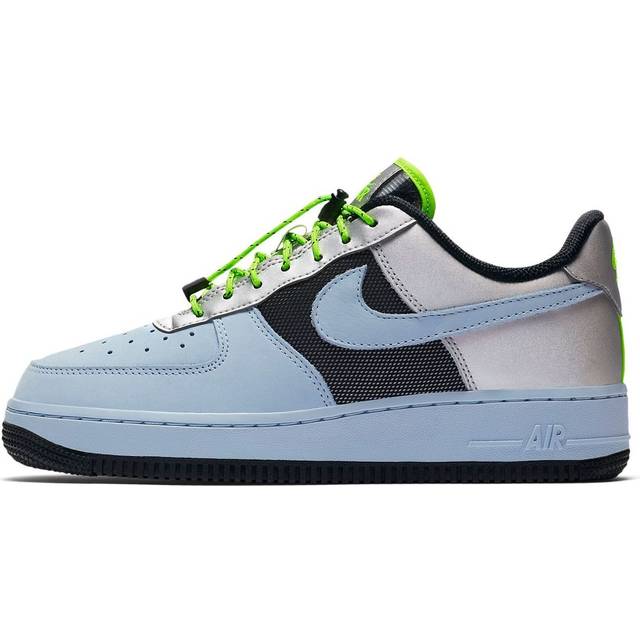 (WMNS) Nike Air Force 1 Low 'Baby Blue Silver' CN0176-400 - Celestine Blue/Black-Electric Green-Metallic Silver - 9.5