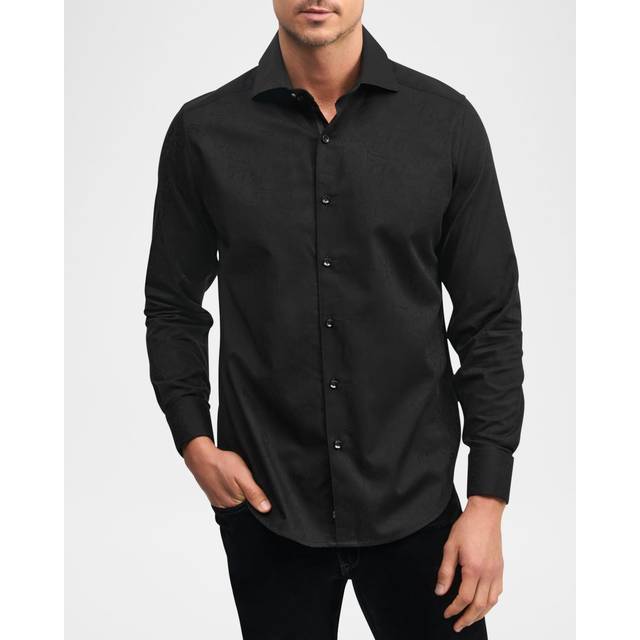 Robert Graham Robert Graham Waycross Long Sleeve Button Down Shirt - BLACK (3XL)
