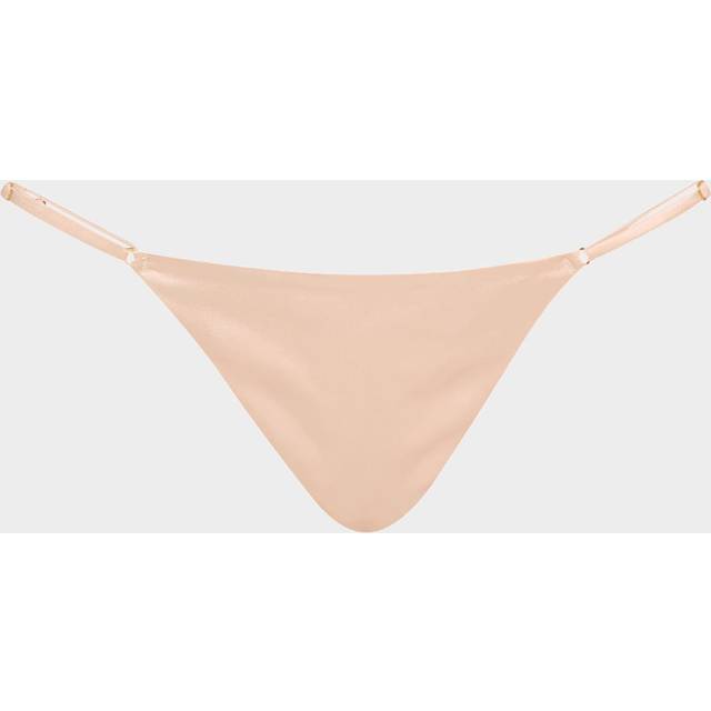 Tous Les Jours Stretch Silk G-String - BLUSH - X-Small