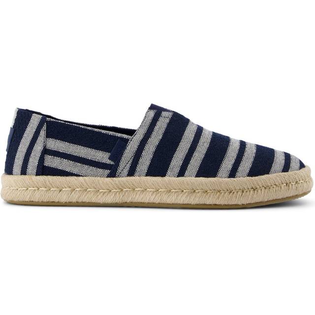 Men's TOMS Alpargata Rope 2.0 Textile Men's Navy Espadrilles - Size: 12