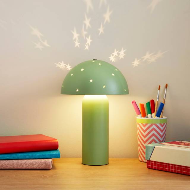 Portable Star Rechargeable Touch Dimmable Table Lamp - Mint