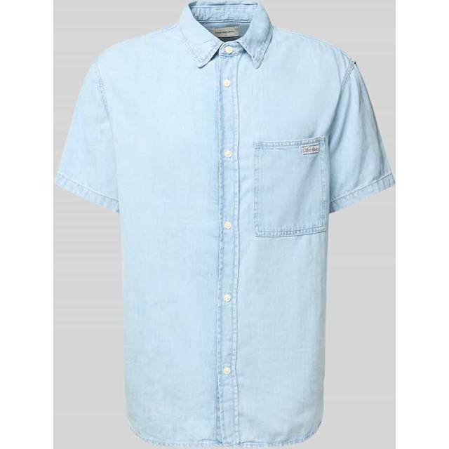 Chemise en coton mélangé - Blanc - M