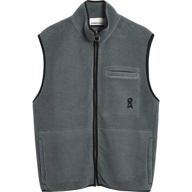 ARMEDANGELS Aableo Fleece Vest Fleeceväst Herr Storlek M Färg grå