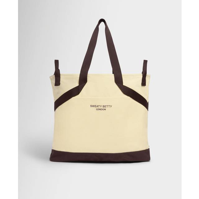 Sweaty Betty Canvas Bucket Bag, Buttercream Yellow