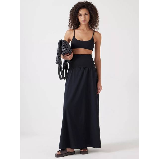 HUSH Tube Strapless Maxi Dress, Black