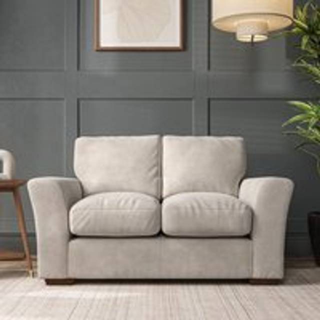 Lena 2 Seater Sofa - Aqua Clean Chenille Sandstone