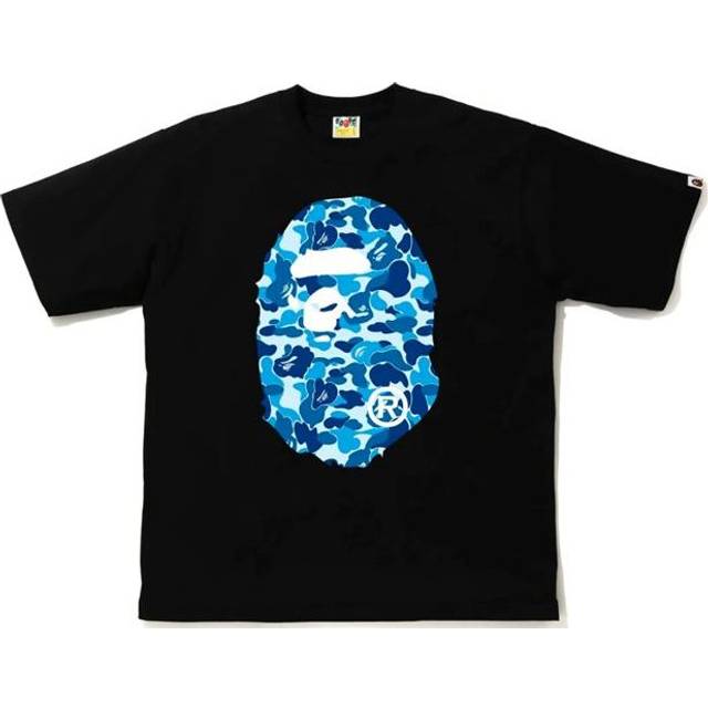 A Bathing Ape Camo Ape Head T-Shirt 'Black Blue' 1E80-110-005 - M