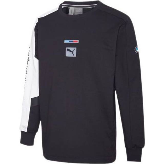 PUMA x BMW Crossover Racing Series Casual Sports Pullover Round Neck Black - BLACK - XL