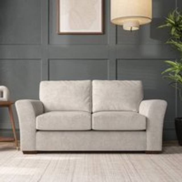 Lena Large 2 Seater Sofa - Chunky Chenille White Sand