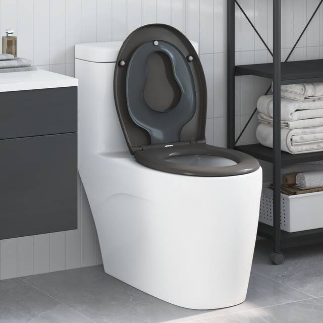 Vidaxl - Family Toilet Seat with Child Seat Quick Release Duroplast