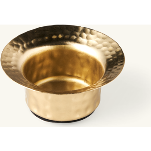 Tealight holder - Iron. Ø7.2 x 3 cm. - Gold - Søstrene Grene