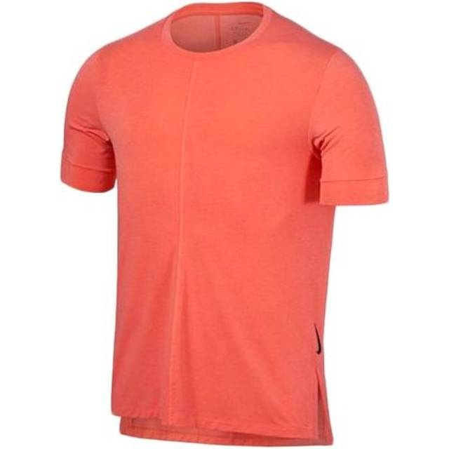 Men's Nike Dri-FIT Yoga Quick Dry Short Sleeve Watermelon Red T-Shirt BV4035-814 - L