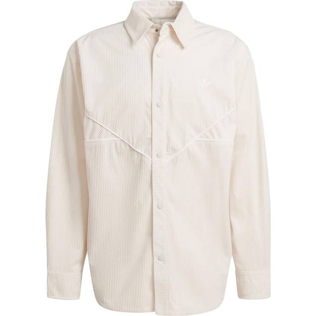 adidas originals Adicolor Seasonal Corduroy Shirt 'White' IM4444 - Wonder White - L