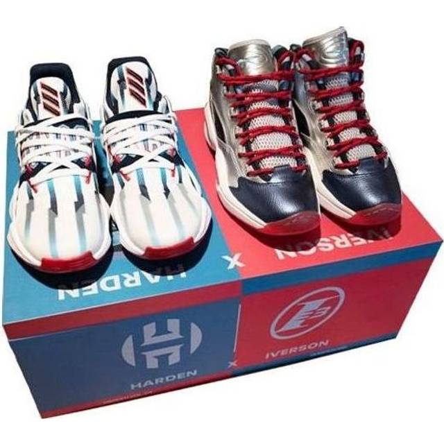 adidas Harden x Reebok Iverson 'White Blue Red' FY0842RBK - White/Blue/Red - 9