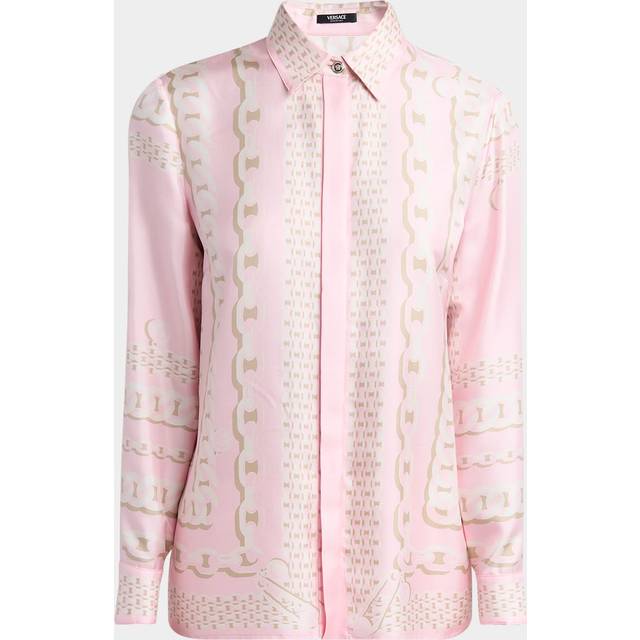 Treasure Foulard Silk Twill Formal Shirt - PASTEL PINK - 40 IT (4 US)