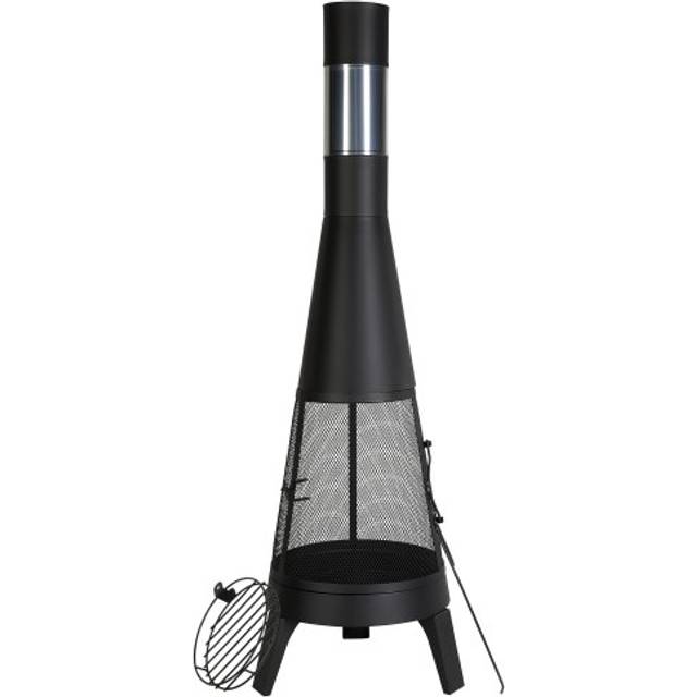 VEVOR Terrassenofen Gartenkamin Aztekenofen Chimenea Feuerstelle &#x3C6;508x1495mm
