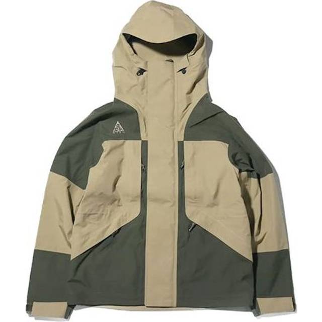 Men's Nike ACG Gore-Tex Hooded Outdoor Interchange Jacket Army Green Khaki CT2937-325 - Army GreenKhaki - S