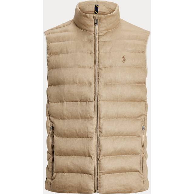 POLO RALPH LAUREN The Colden Linen Vest |Beige |XL