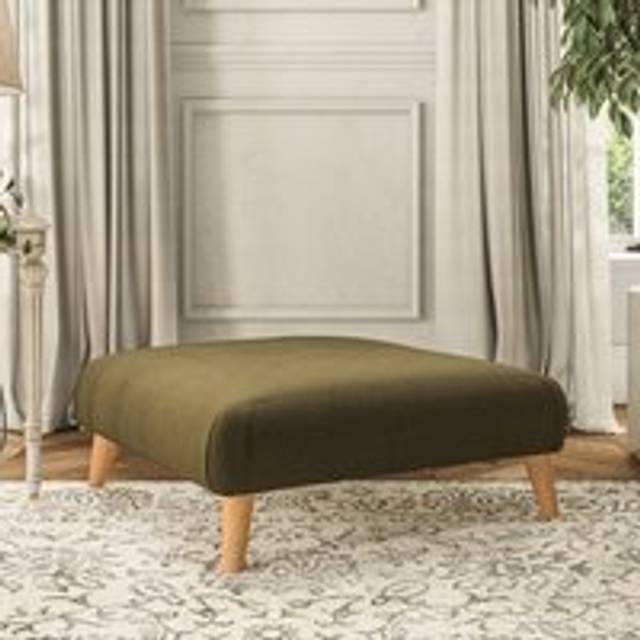 Evelyn Footstool - House Velvet Olive