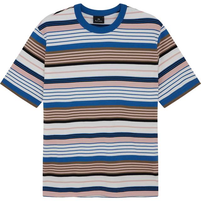 Paul Smith Mens Cobalt Blue Casual Fit Short Sleeve T-Shirt - Large